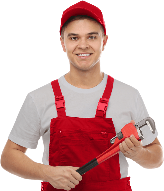 Man Smiling Holding Wrench